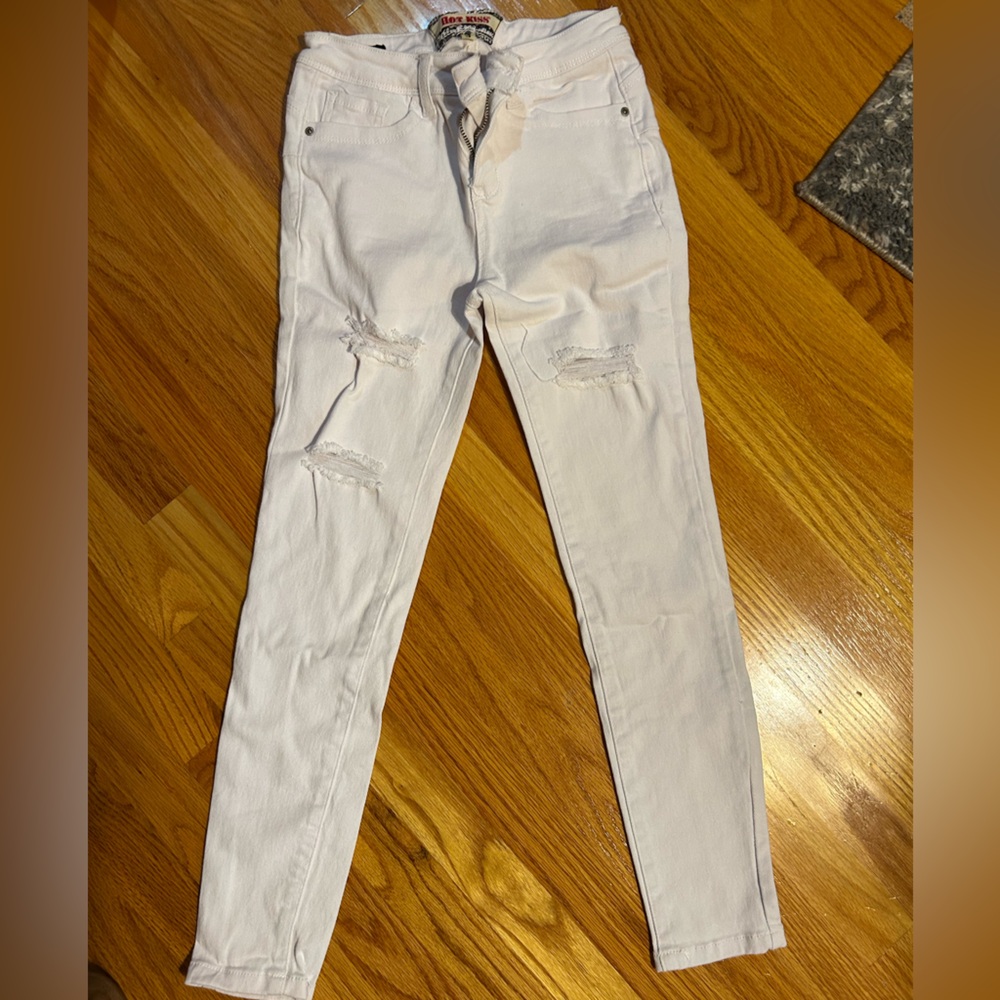Hot Kiss Women's White Skinny Jeans